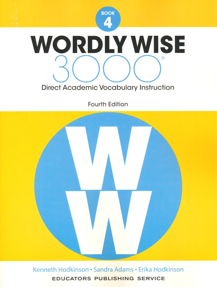 Wordly Wise 3000 Fourth Edition Book 4 표지